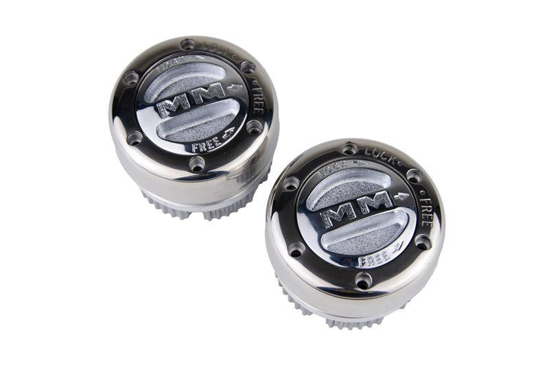 Mile Marker 104 Pair of Billet Silver Premium Locking Hubs fits 1974 1987 Cherokee Gladiator Wagoneer - Built for Durability & Reliability in Extreme Off Road Conditions - Image 4